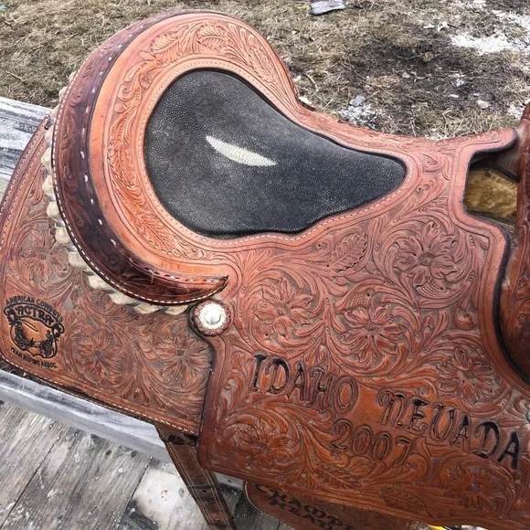 Scott Thomas Team Roping Saddle - Picture 16 of 16